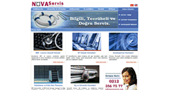 Desktop Screenshot of novaservis.com