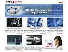 Tablet Screenshot of novaservis.com